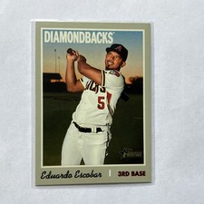 Topps 2019 Heritage High Number Eduardo Escobar #589 Diamondbacks Base Set
