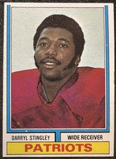 1974 TOPPS JOHN GILLIAM (MINNESOTA VIKINGS) #85 EX WAX STAIN ON BACK