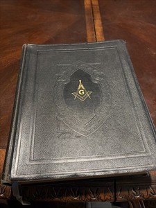 Masonic Edition Holy Bible 1949 Red Letter Cyclopedic Hertel