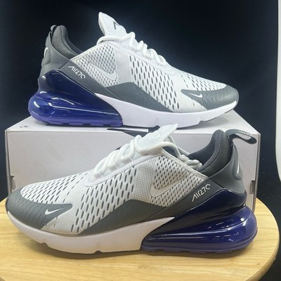 NIKE AIR MAX 270 WHITE-WHITE-PERSIAN VIOLET SZ 10.5 [AH8050-107]
