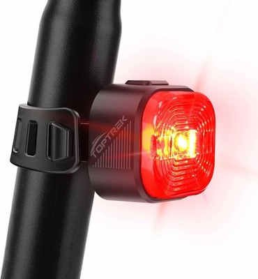 toptrek Fahrrad Rücklicht LED 200m Sichtweite USB-C Aufladbar