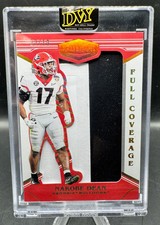 2022 Panini Chronicles Plates & Patches Draft Picks Nakobe Dean Full Coverage