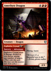 Amethyst Dragon // Explosive Crystal (Commander Legends: Battle for Baldur's Gate)