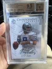 2008 SP Authentic - Chirography Tony Romo #CH-TR (AU) BGS 9.5, POP 3 Card