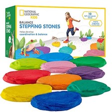 NATIONAL GEOGRAPHIC STEPPING STONES FOR KIDS 10 SOFT DURABLE NGSTEP10 MULTI