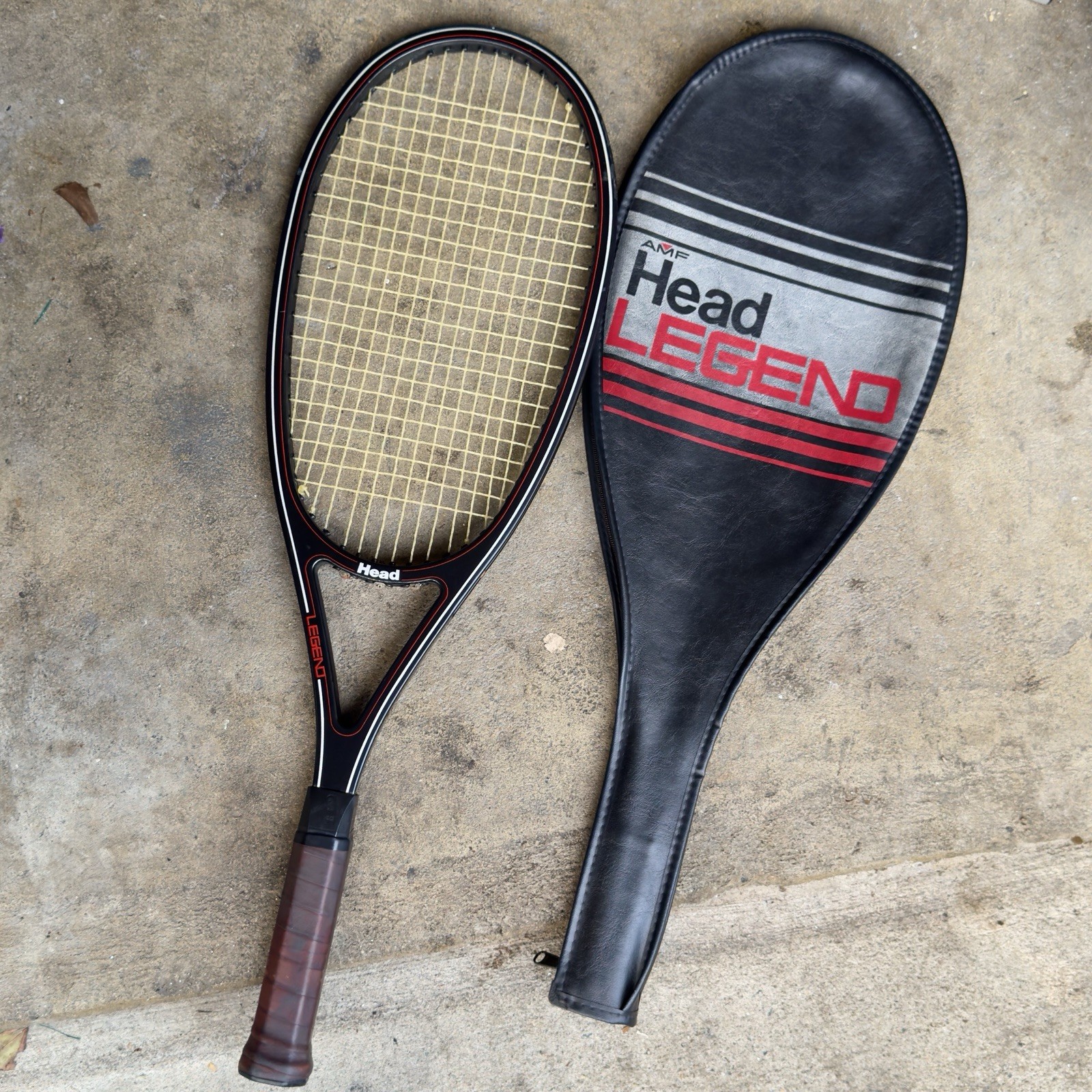 Head Legend Racket VTG Head Legend Tennis Racket (Racquet) Made in USA w/Orig Cover ...