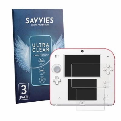 6x Schutzfolie für Nintendo 2DS Displayschutz