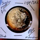 MORGAN SILVER DOLLAR 1880/79 S TOP 100 VAM GEM BU MS+++++ SUNSET RAINBOW PL/DMPL