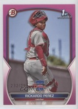 2023 Bowman Prospects Fuchsia 232/299 Rickardo Perez #BP-27 0m4q
