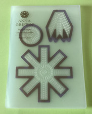 Anna Griffin Blue Ribbon Cut and Emboss Folder Stitched Rosette