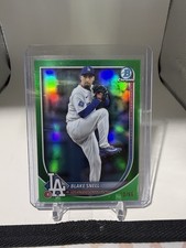 Topps Bowman Chrome 2025 Blake Snell Dodgers #31 Green Refractor /99