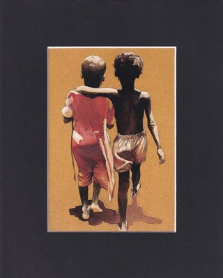 8X10'' Matted Print Art Picture by Jamie Hewlett: Chums, Bangladesh 2008