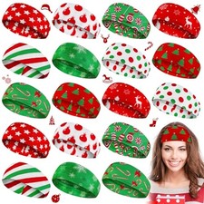 18 Pieces Christmas Headbands for Women Christmas Hair Accessories Christmas