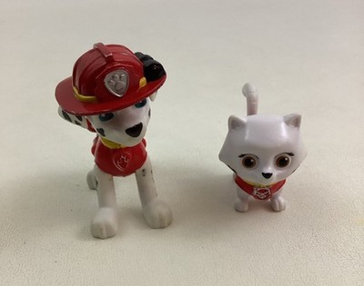 Paw Patrol Rescue Pups Marshall Fire Action Figure Catastrophe Kitty Cat Toy