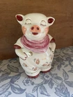 Vintage Shawnee Pottery Smiley Pig Cookie Jar