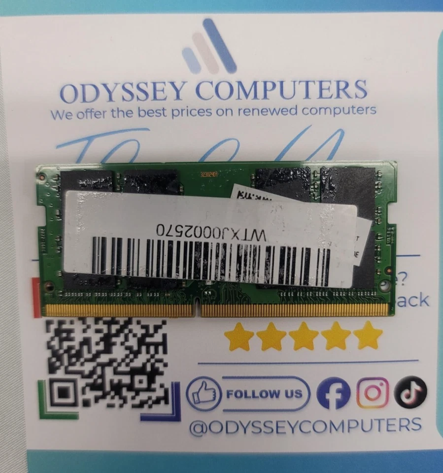 SK Hynix 32GB PC4 2666V-SE1 Laptop SODIMM HMAA4GS6MJR8N Memory RAM - Image 2 of 2