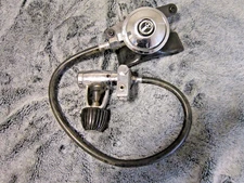 Vintage US Divers Aqua Lung Calypso IV  4 Regulator EXTRA SWIVEL PORT UNTESTED