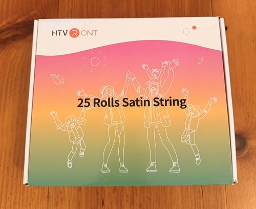 HTVRONT 25 Rolls Nylon String for Bracelets, 1.5mm Satin Silk 25 Colors 