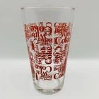 Vintage Coca Cola Coke 17Oz Clear Glass Red Logo “Things Go Better With Coke” 🔥