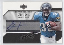 2004 Upper Deck Pro Sigs Signature Collection Greg Jones #SC-GJ Auto 0a6