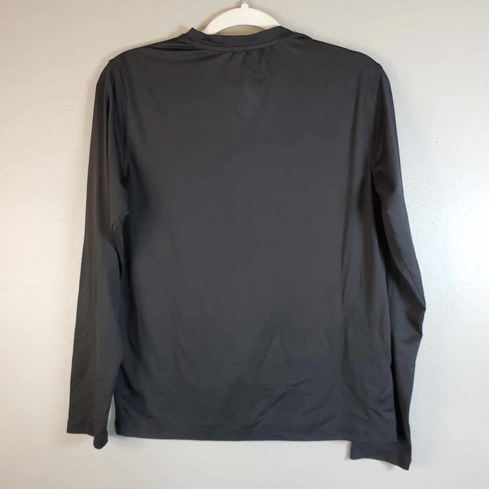 Realtree Mens Base Layer Shirt Performance Thermal Top Large Black Long Sleeve - Image 3 of 4