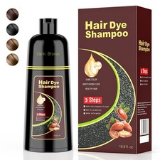 Champu Para Cubrir Canas Cabello Pelo Casta o Con Hierbas Naturales 16.9 fl oz