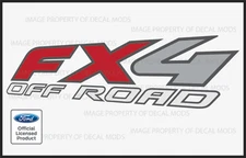 2003 Ford F250 FX4 OffRoad Decals Stickers - F Truck Super Duty Off Road Bed