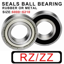 Rubber Or Metal Seals Ball Bearing RZ/ZZ 6000/6001/6002/6003/6004/6005 6210