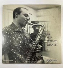 THE FLIP PHILLIPS QUINTET LP CLEF MG C-637 MONO DG 1954 Jazz ELLIS BROWN RICH 