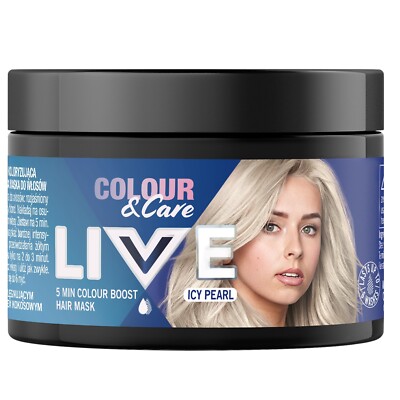  Live Colour&Care 5 minutowa koloryzująca i pielęgnująca maska do włosów Icy