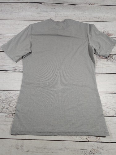 Gymshark Shirt Mens Small Gray Solid Short Sleeve Casual Gym G5 - Picture 3 of 8
