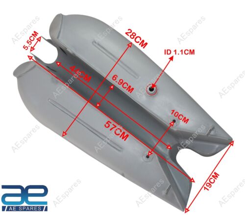 Repro Bare Metal Raw Steel Petrol Gas Fuel Tank With Filler Cap Fits Bmw R71 - Bild 2 von 7