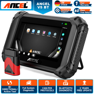 Ancel V5 BT OBD2 Diagnosegerät Bluetooth ALLE SYSTEME Auto Scanner Aktiver Test