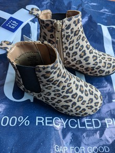 girls leopard print boots