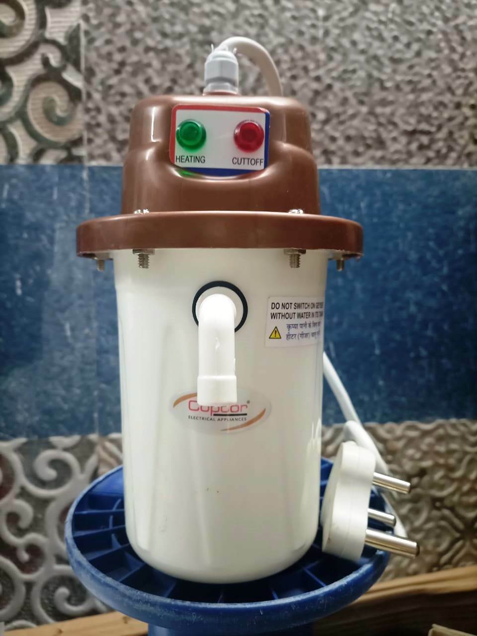 Light Weight Instant Geyser Hot Water Heater 1Ltr Tank Less 1kg Approx |  eBay
