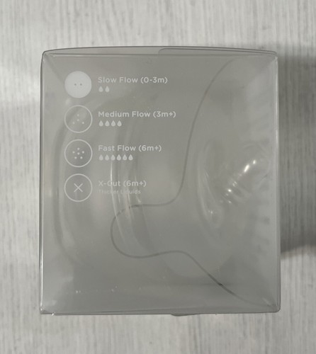 Olababy Gentle Bottle Silicone Replacement Nipple 2 Pack (0-3 Months/Slow Flow) - Picture 2 of 3