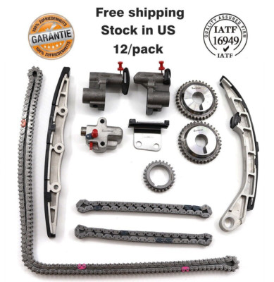 Timing Chains Set for 2003-2005 Infiniti 2002-2007 Nissan 3.5L V6 DOHC 12/pack