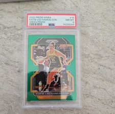 2022 Panini Prizm WNBA - Green Prizm #18 Katie Lou Samuelson PSA 8