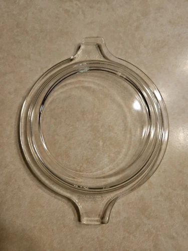 Vintage Pyrex Round Glass Lid 680-C-36 With Tabs - 4.5" Diameter