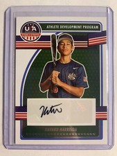 2023 Panini USA Baseball Stars & Stripes Kahaku Harrison Black Ink #ADPS-KH Auto
