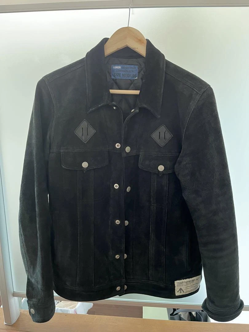 Luker by Neighborhood jacket suede size M black from Japan