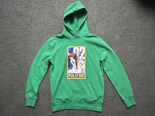 POLO SKI 92 Hoodie Sweatshirt sz XS Green Sweatshirt Ralph Lauren