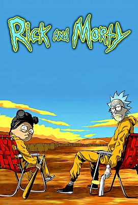 Rick and Morty Breaking Bad Wallpaper