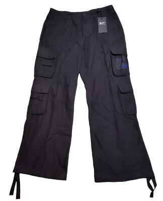 NWT Brandit Pure Vintage Cargo Pants Trousers Classic Mens Black Size XXL