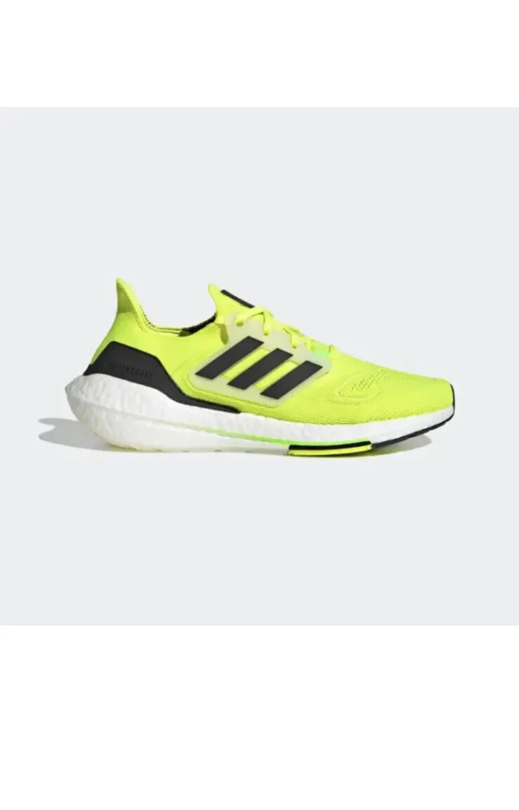 Adidas UltraBoost 22 Running Yellow Volt Черные кроссовки GX6639 Мужские размеры
