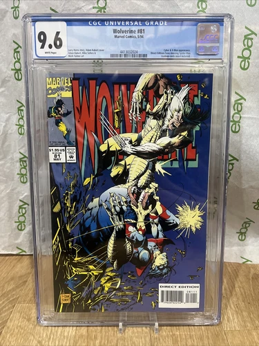 Wolverine #81 CGC 9.6 1994) - Graded Comic  - Cyber & X-Men app New Slab