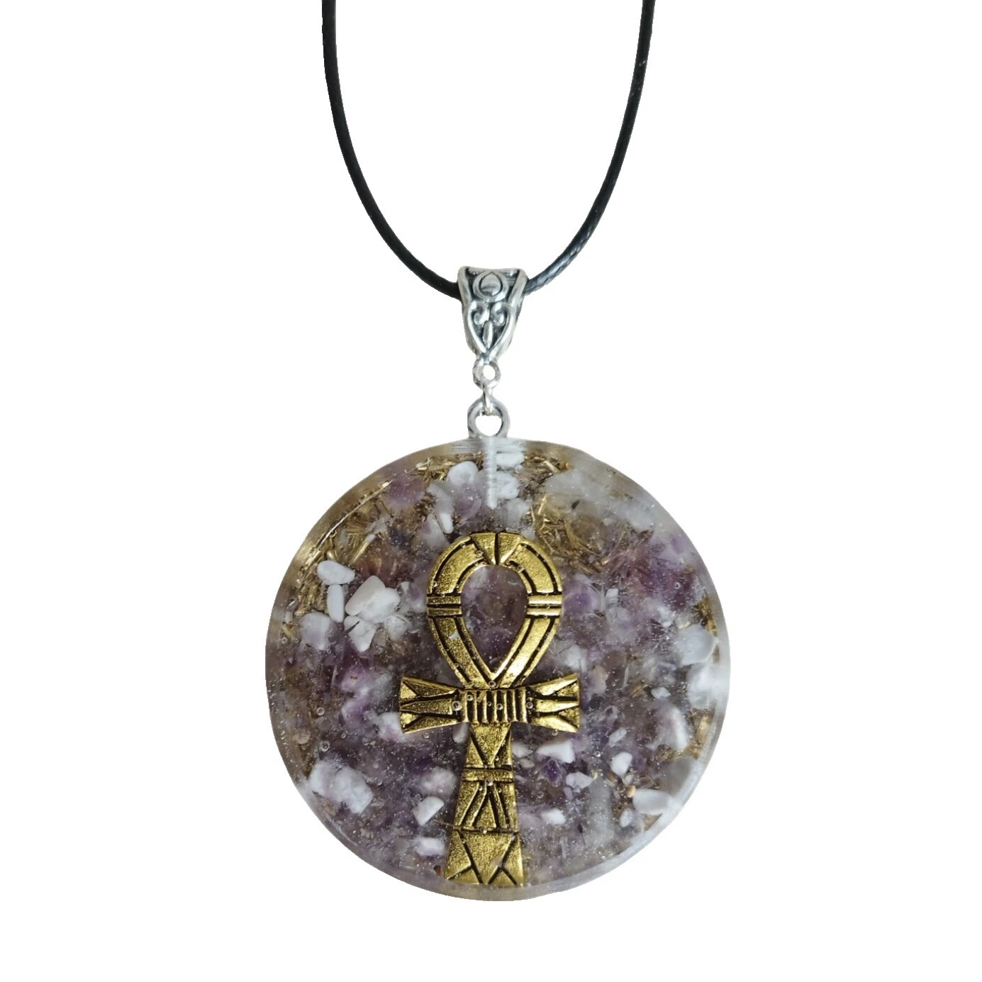 Amatista de Resina Moda Joyería