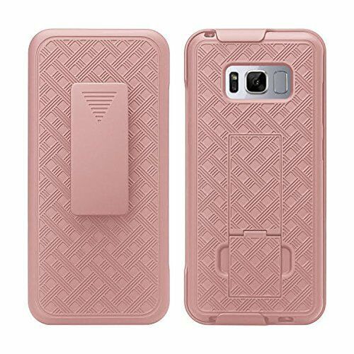 Para Samsung Galaxy S8 + Funda Holster Belt Clip Combo Kickstand Phone Cover - Imagen 14 de 20