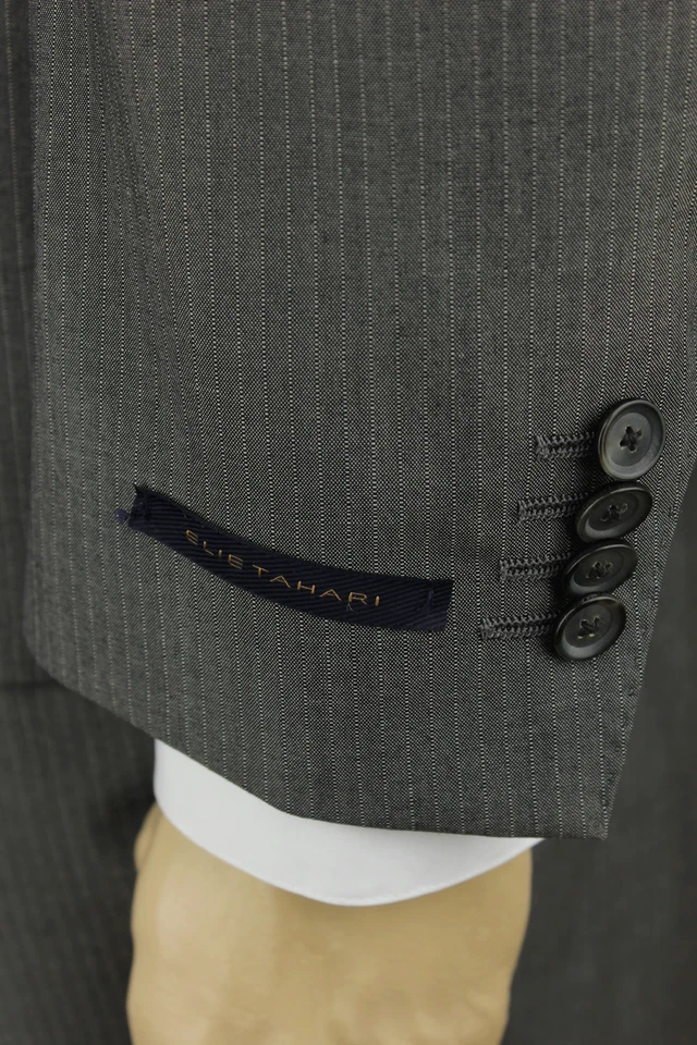 TRAJE ELIE THAHARI HOMBRE, GRIS, 44 CORTO 37W Foto 4 de 4