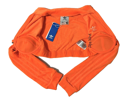 NWT Adidas Originals Jeremy Scott Track Top in Orange SZ. XL